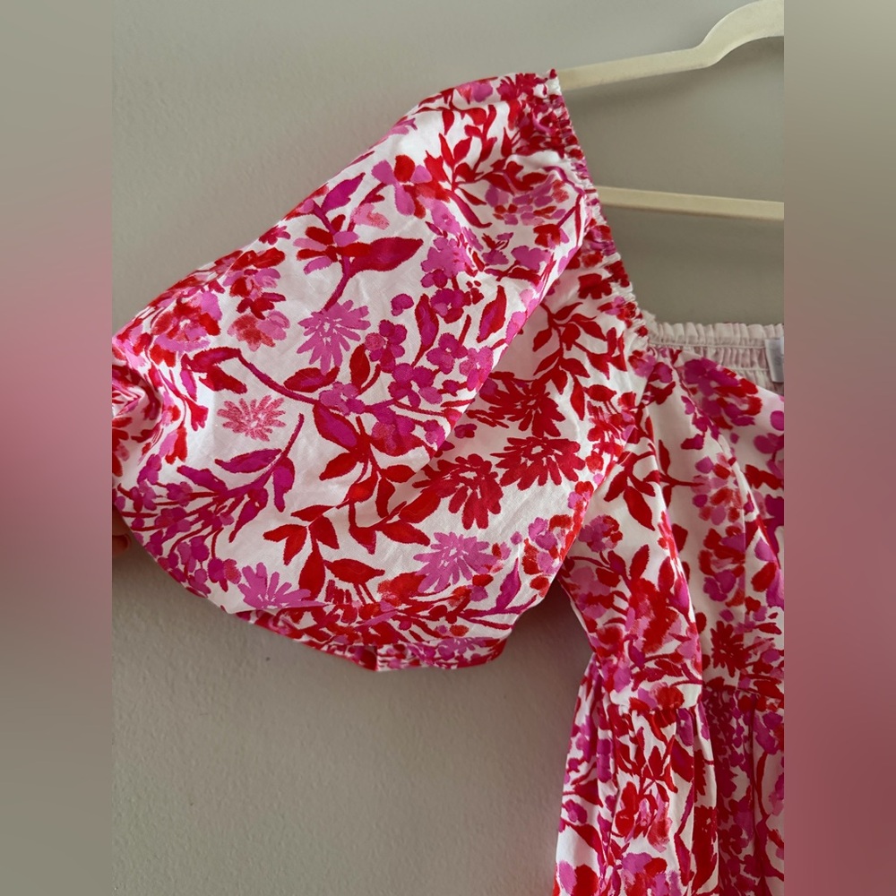 Puff Shoulder Mini Dress - Sugarlips NWT - Picture 5 of 9